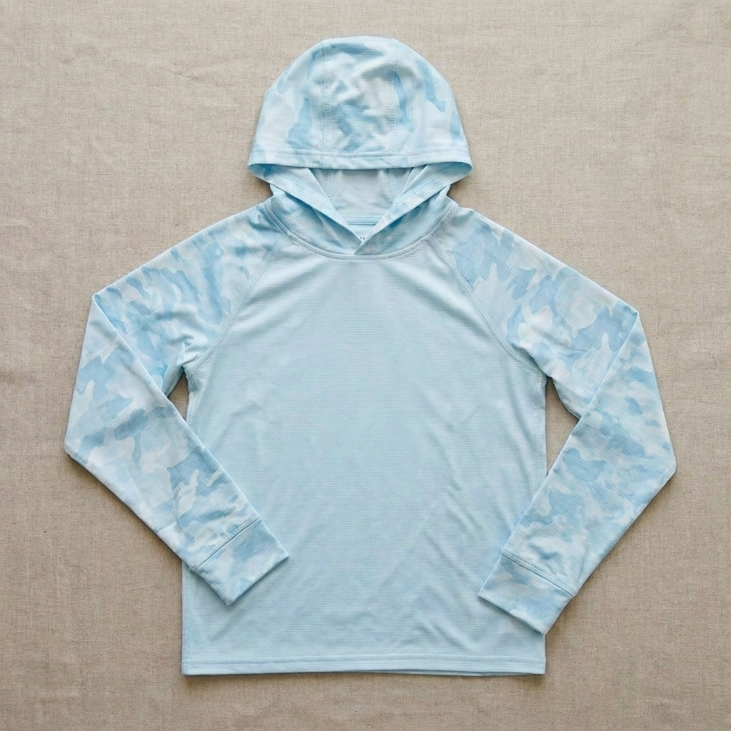 Kids UPF 50+ Camo Sunshirt